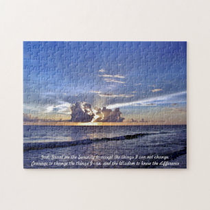 Serenity Prayer - Beach Sunset