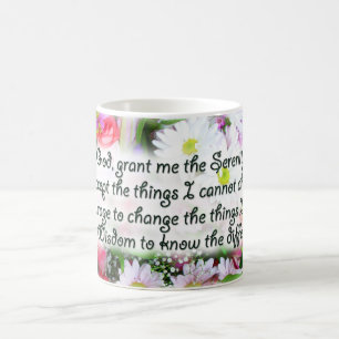 Serenity Prayer Bouquet Kaffeetasse