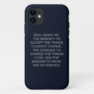 Serenity Prayer Copperplate Gothic Light Schriftar Case-Mate iPhone Hülle