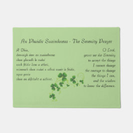 Serenity Prayer Irish English Fußmatte