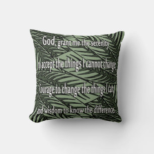 Serenity Prayer Kissen