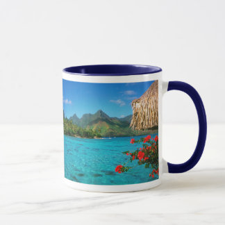 Serenity Prayer & Landschaftlich Bora Bora Tasse