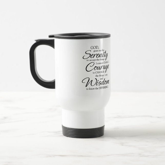 Serenity Prayer Mug (Gauche)
