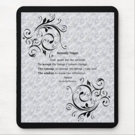 Serenity Prayer Poster Mousepad