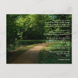 Serenity Prayer Postkarte