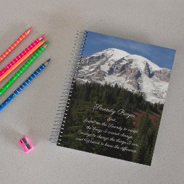 Serenity Prayer Rainier Foto Notebook Notizbuch