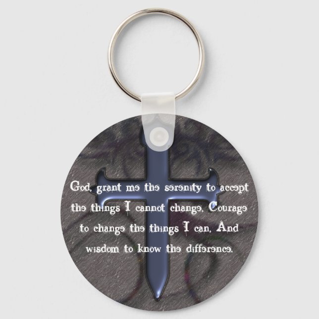 Serenity Prayer Schlüsselanhänger (Vorderseite)