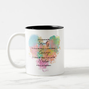 Serenity Prayer Zweifarbige Tasse