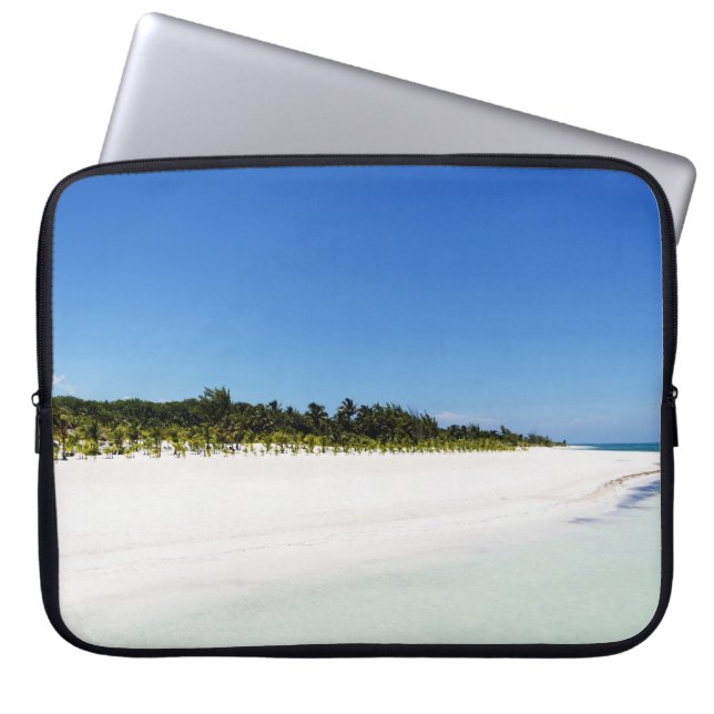 Serenity Shore Laptopschutzhülle (Vorderseite)