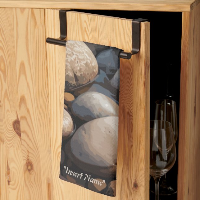 Serenity Stones Geschirrtuch (Drittel gefaltet)