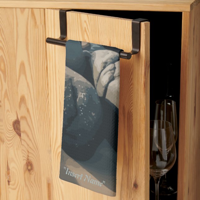 Serenity Stones Geschirrtuch (Drittel gefaltet)