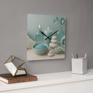 Serenity Wall Clock Quadratische Wanduhr
