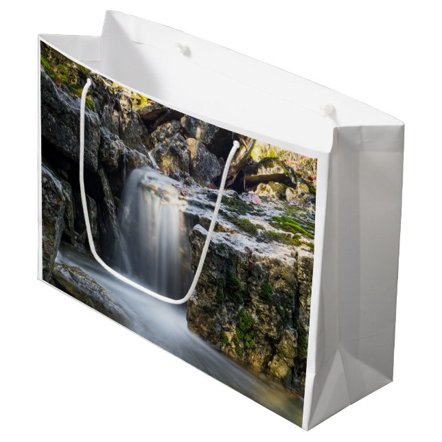 Serenity Wellness-Center Falls Große Geschenktüte (Vorderseite Schrägansicht)