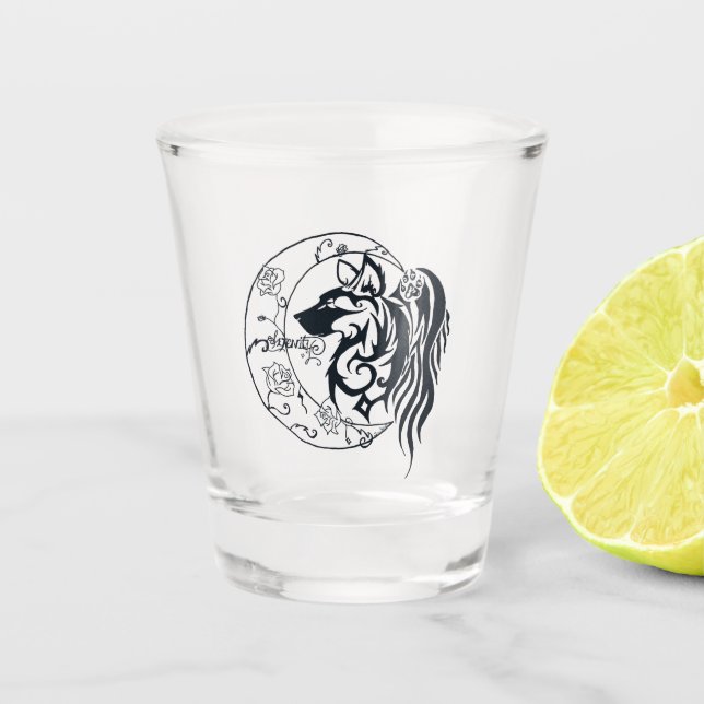 Serenityofthe - Herz - Shot Glass Schnapsglas (Vorderseite)