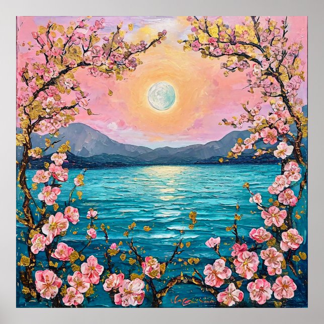 Serenlandschaft Poster (Vorne)