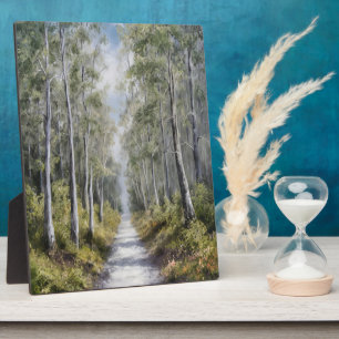 Serenwaldpfad - ruhige Landschaft Kunst, Dichtung Fotoplatte