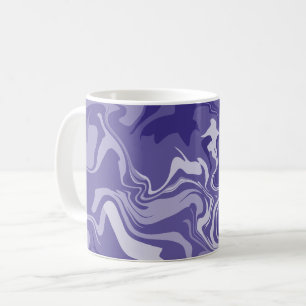 Serenwellen Lila in Abstrakter Harmonie Kaffeetasse