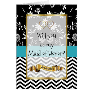 Serez-vous ma carte de femme d'honneur ?