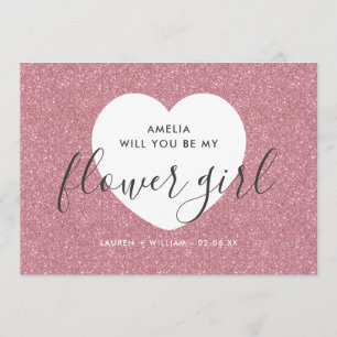 Serez-Vous Ma Carte Flower Girl ?