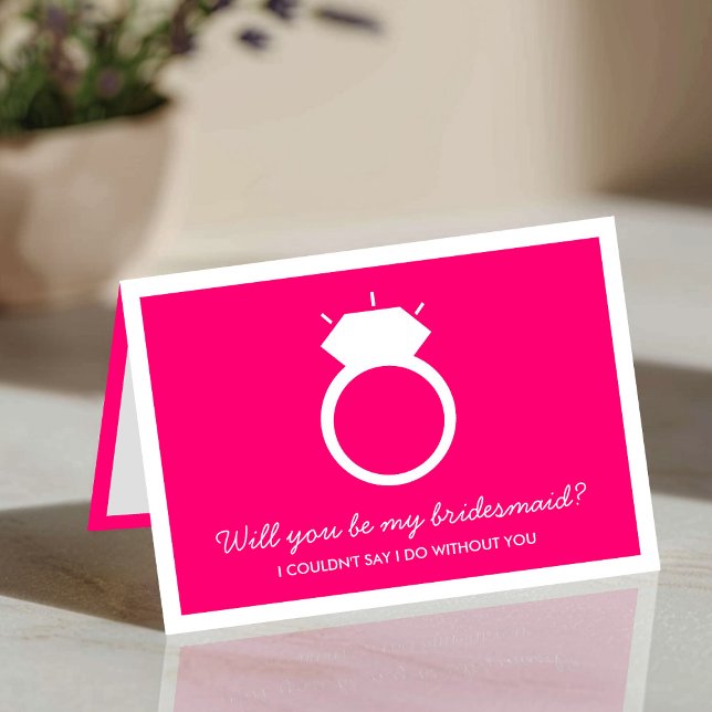 Serez-Vous Ma Femme D'Accueil ? Carte à anneaux ro (Créateur téléchargé)
