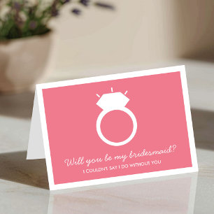 Serez-Vous Ma Femme D'Accueil ? Carte à anneaux ro