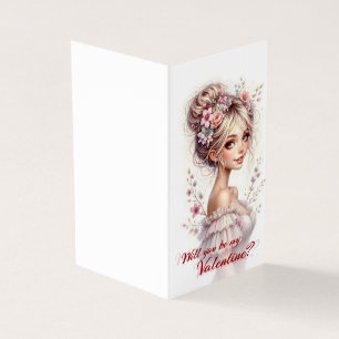 Serez-vous ma Saint-Valentin – Impression d'art ro