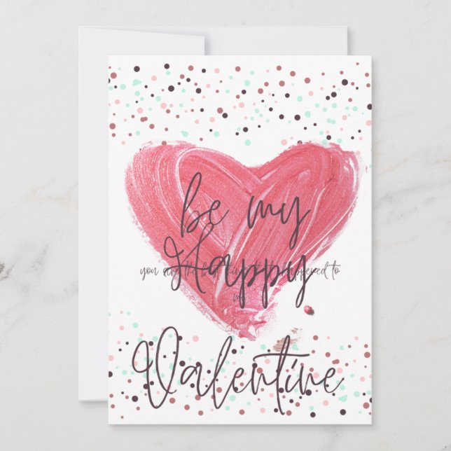 serez-vous ma valentine ? carte de la Saint-Valent (Devant)