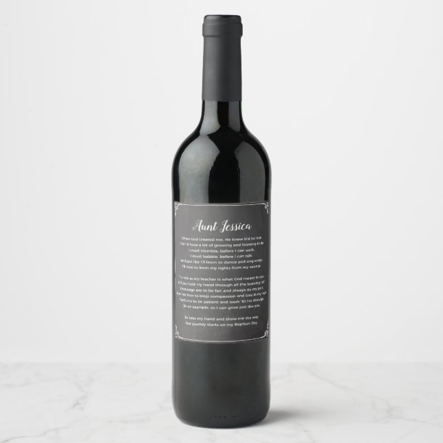 Serez-Vous Mes Étiquettes De Vins Parents ? | 3,5  (Devant)