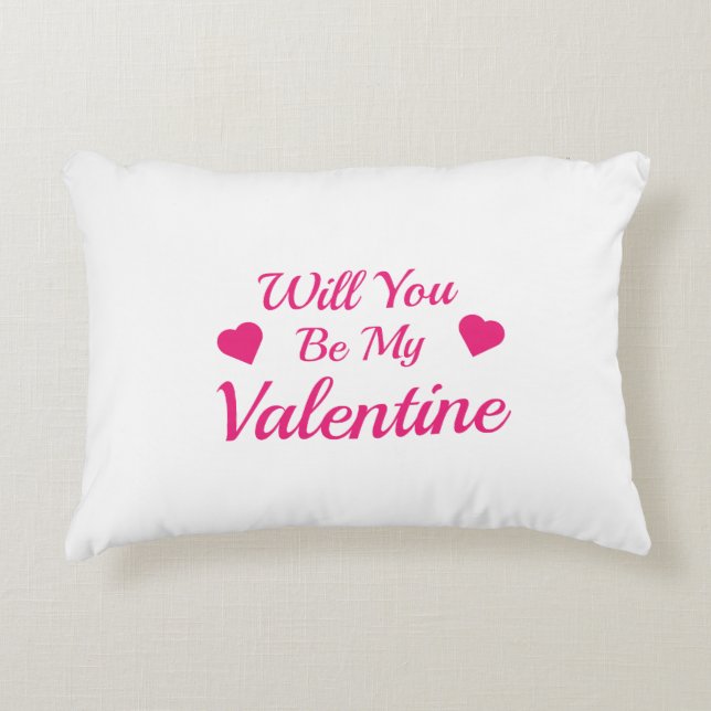 Serez-vous mon Coussin d'Accent Valentin 16" x 12" (Devant)