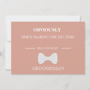 Serez-Vous Mon Groomsman ? Invitation