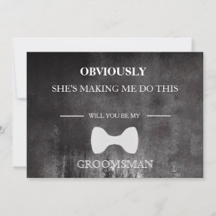 Serez-Vous Mon Groomsman ? Invitation