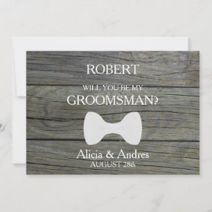 Serez-vous mon Groomsman ? Invitation