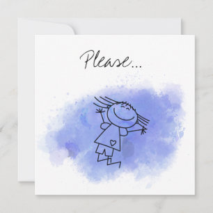 Serez-vous mon parrain, s'il vous plaît ? Carte de