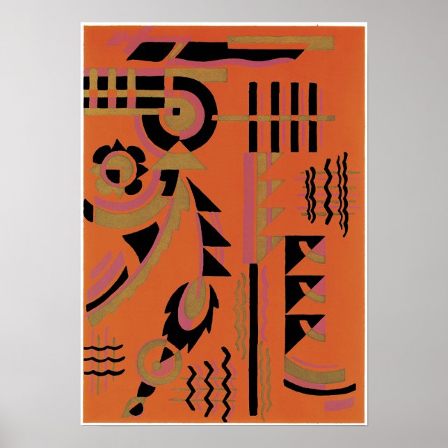 Serge Gladky Jazz Art Poster (Vorne)