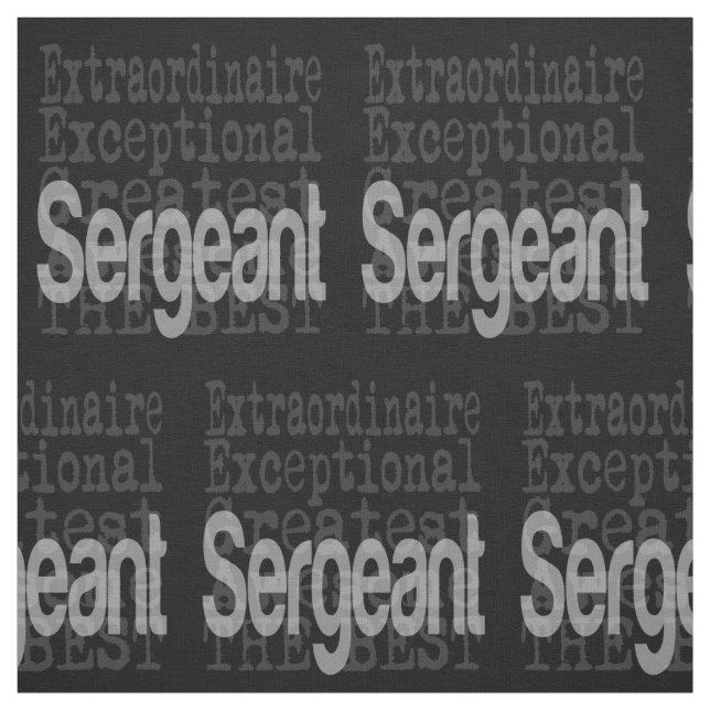 Sergeant Extraordinaire Stoff (Muster)