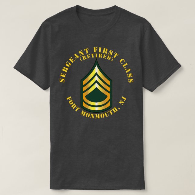 Sergeant First Class S Remüde Fort Monmouth NJ T-Shirt (Design vorne)