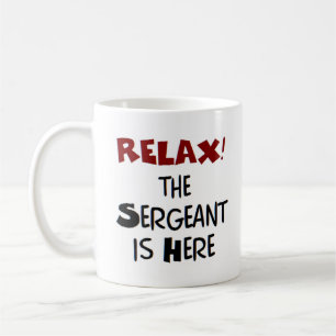 Sergeant ist hier kaffeetasse