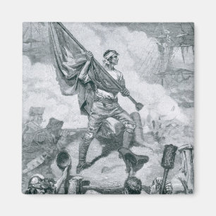 Sergeant-Jaspis am Kampf des Forts Moultrie Magnet