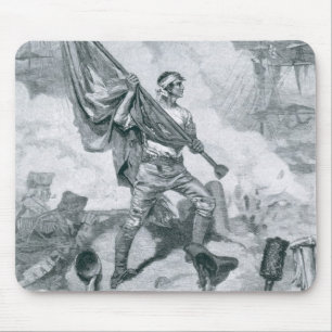 Sergeant-Jaspis am Kampf des Forts Moultrie Mousepad