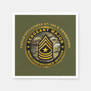 Sergeant Major Werbeaktion SGM Serviette