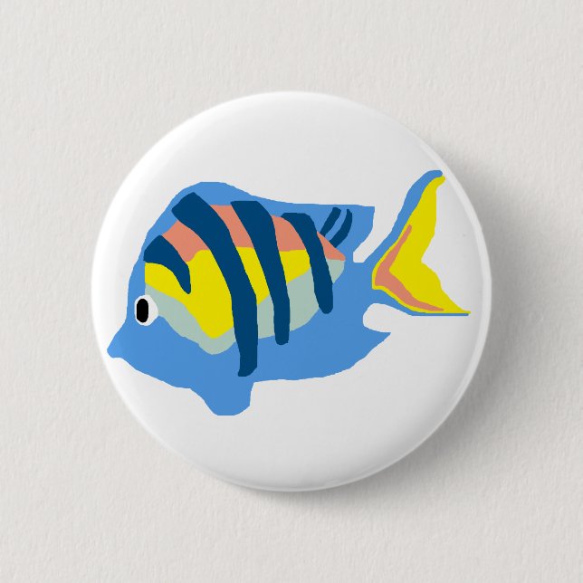 Sergeant Majorfischknopf Button (Vorderseite)