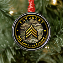 Sergeant SGT Ornament Aus Metall