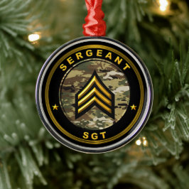 Sergeant SGT Ornament Aus Metall