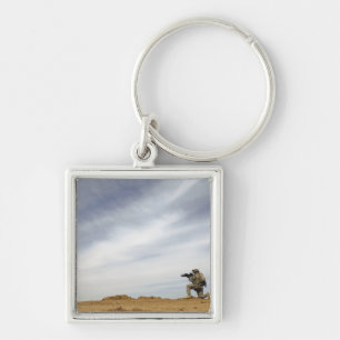 Sergeant stellt Sicherheit zur Verfügung Schlüsselanhänger