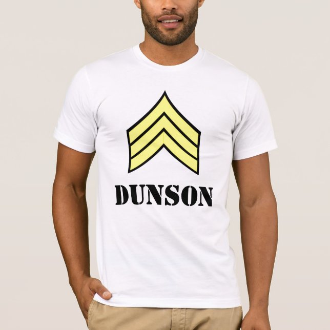 Sergeant Stripes D T-Shirt (Vorderseite)