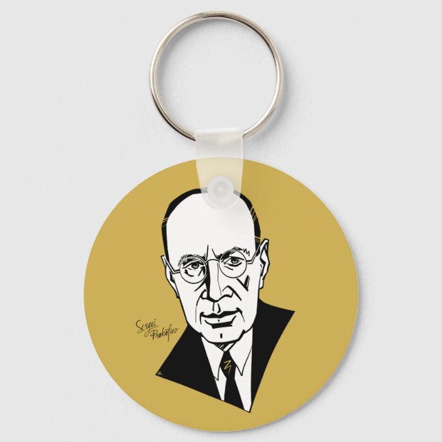 Sergei Prokofiev Schlüsselanhänger (Vorderseite)