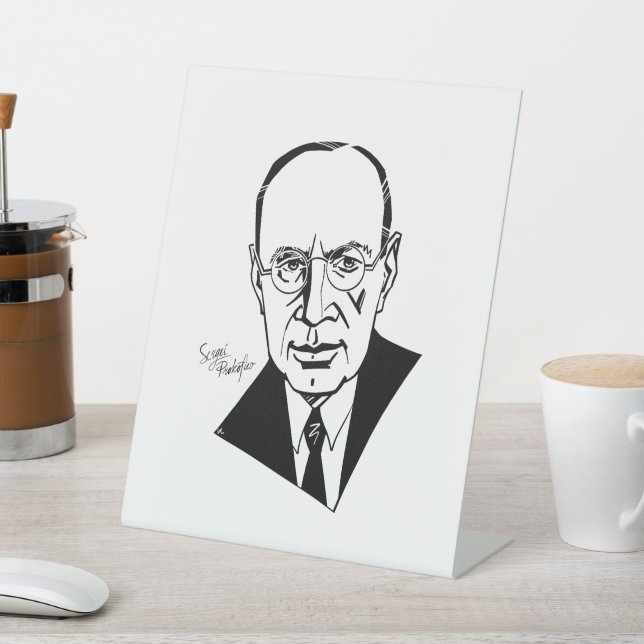 Sergei Prokofiev Sockelschild (In SItu)