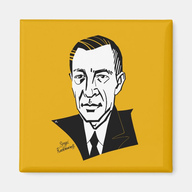 Sergei Rachmaninoff Magnet (Vorne)