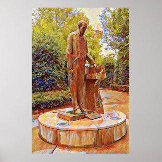 Sergei Rachmaninoff Statue von Knoxville Poster
