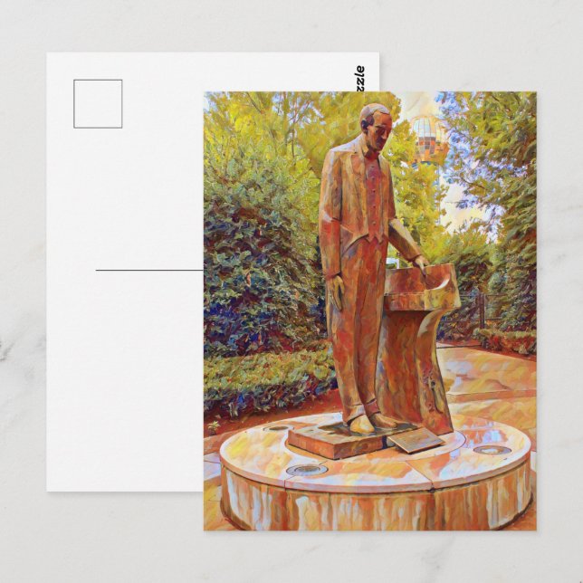 Sergei Rachmaninoff Statue von Knoxville Postkarte (Vorne/Hinten)